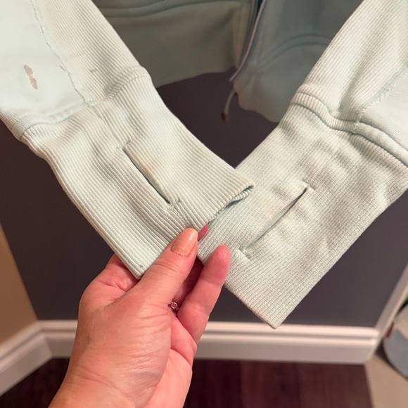 Lululemon Athletica Aqua Blue Zip-Up Jacket - Picture 5 of 5